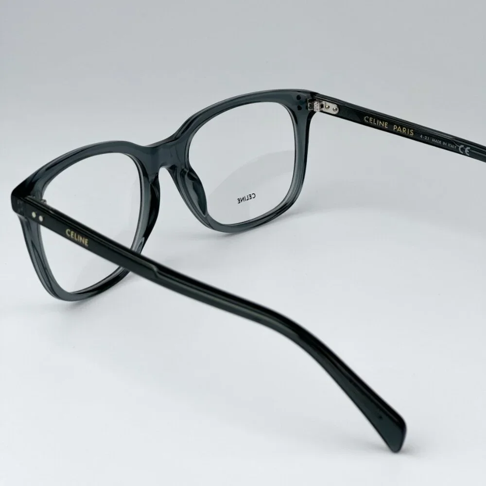 Celine CL50082I 090 BRAND NEW Eyeglasses Transparent Grey Blue Square Unisex